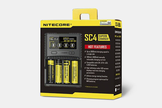 Nitecore SC4 Superb 4-Slot Battery Charger