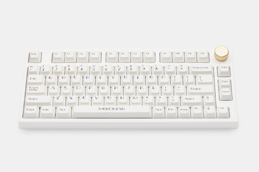 Keydous NJ80 Keyboard w/ Flamingo Switches