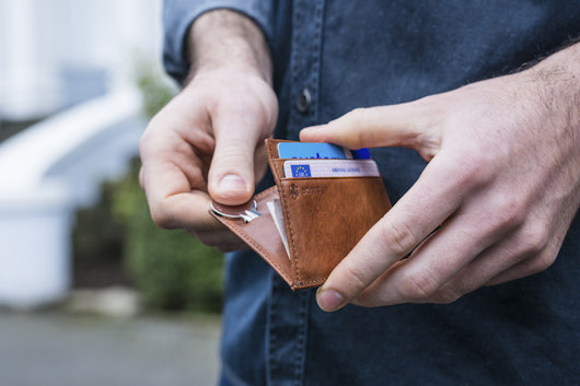Nodus Compact 4-Card RFID-blocking Wallet