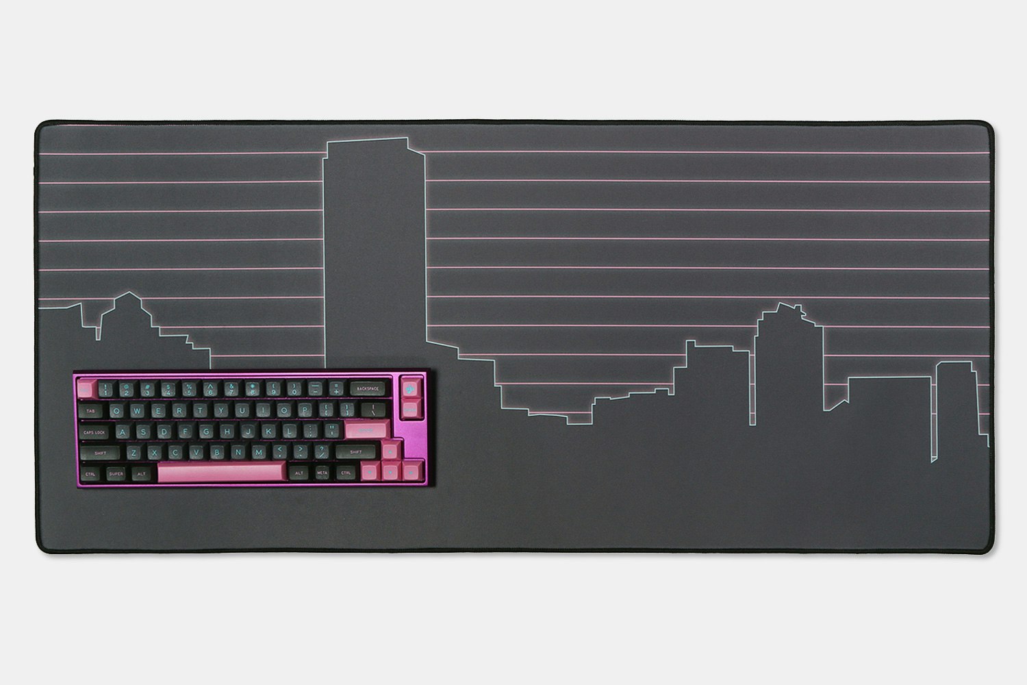 NovelKeys Miami Desk/Mouse Mat Mechanical Keyboards Desk Mat Desk