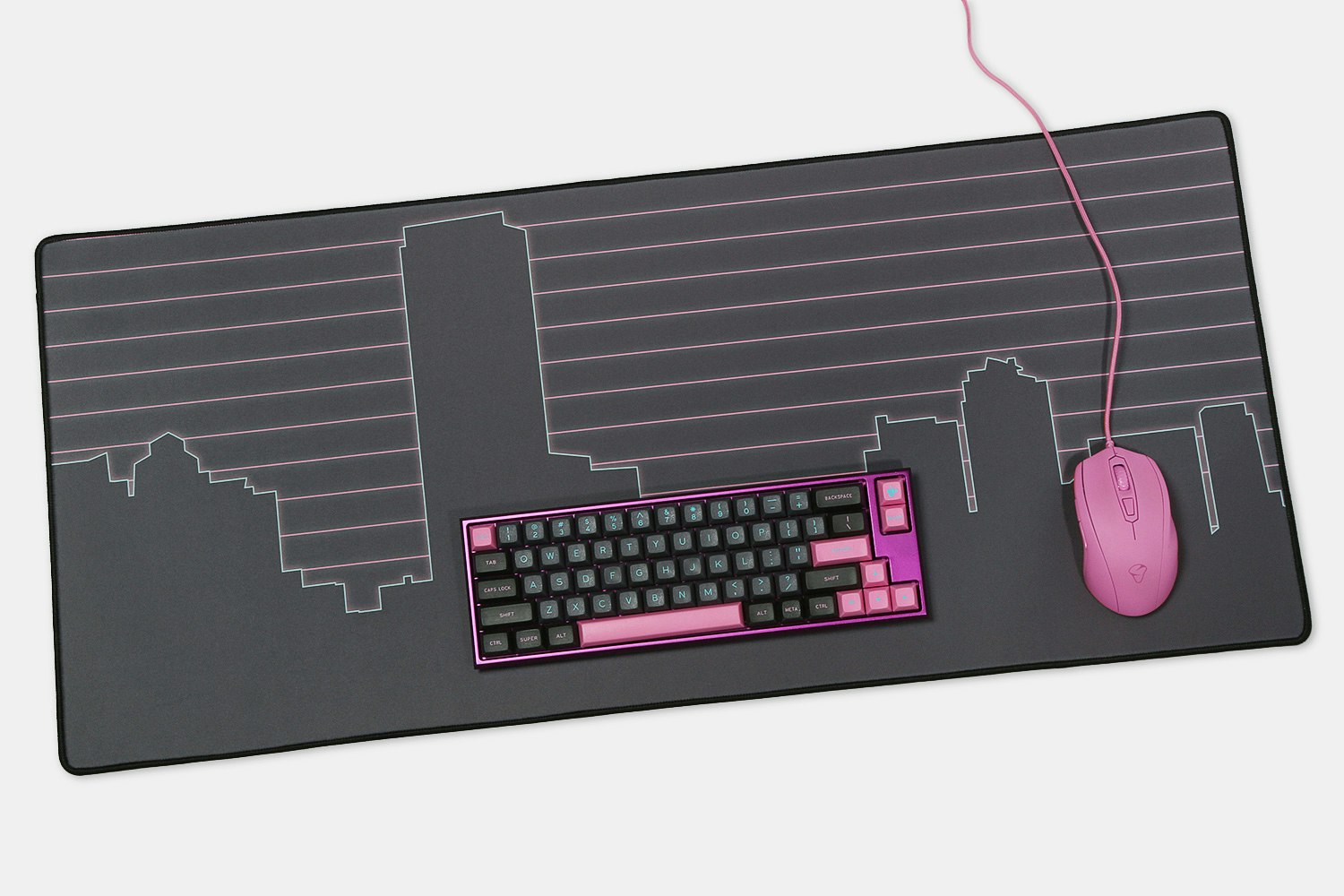 NovelKeys Miami Desk/Mouse Mat Mechanical Keyboards Desk Mat Desk