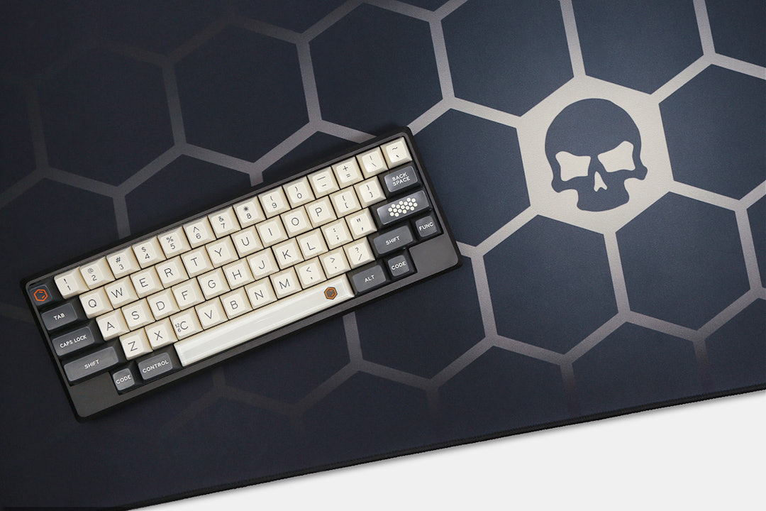 NovelKeys: T0mb3ry Carbon Desk/Mouse Mat