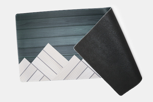 NovelKeys Woodgrain Desk/Mouse Mat