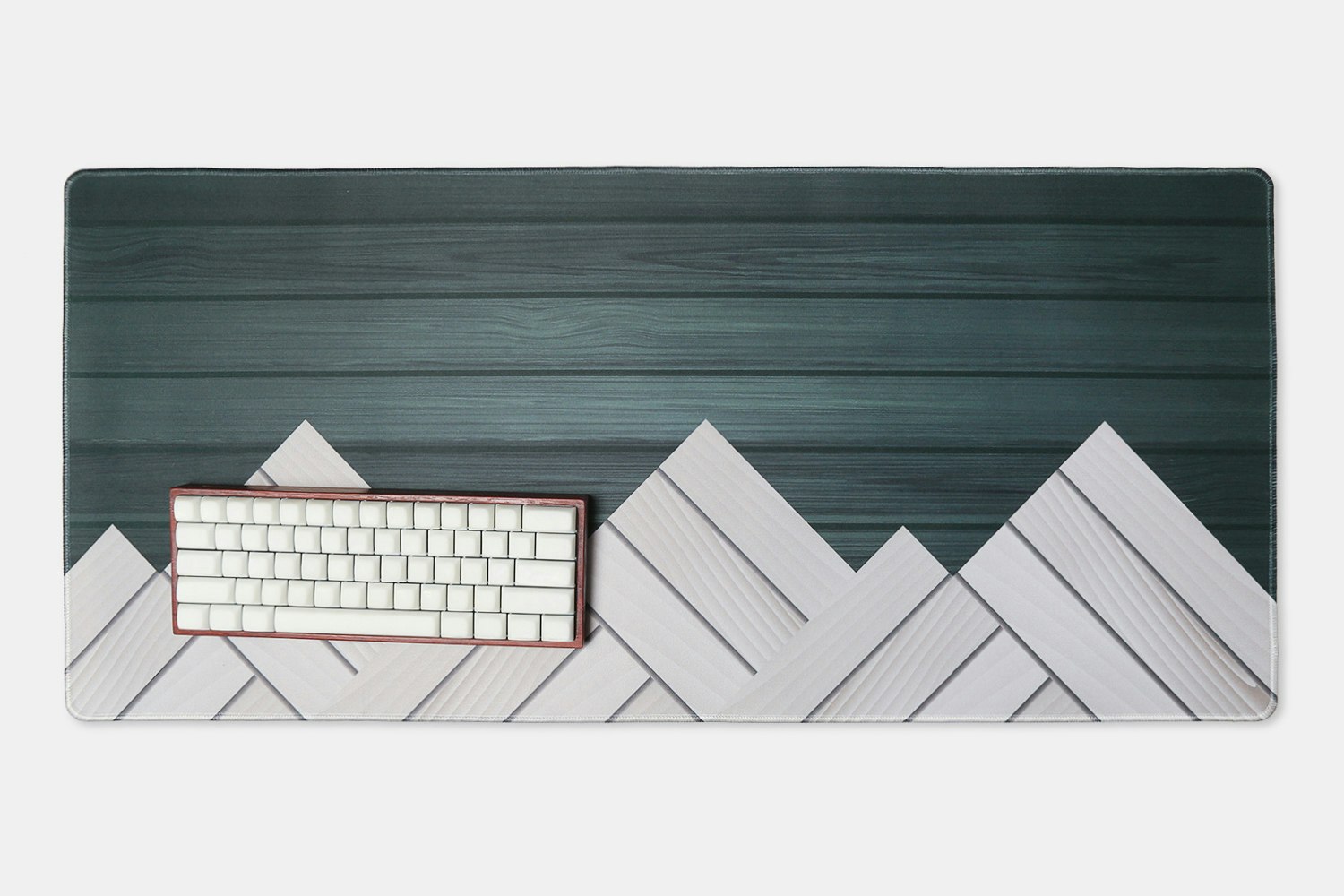 NovelKeys Woodgrain Desk/Mouse Mat