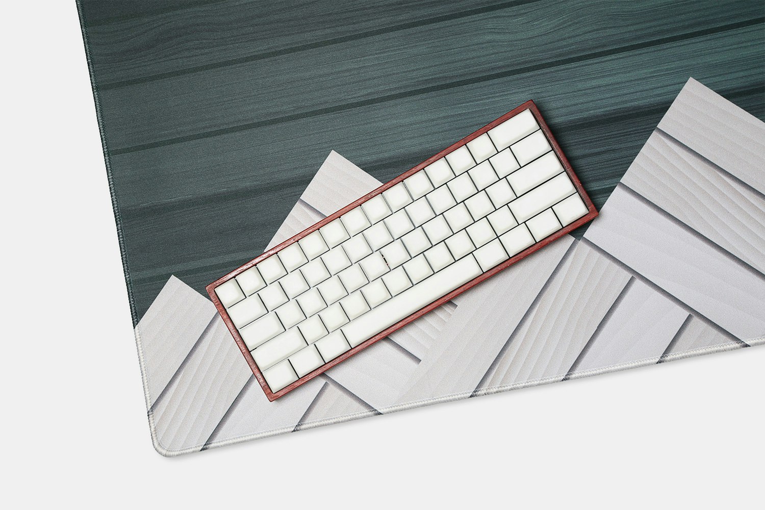 NovelKeys Woodgrain Desk/Mouse Mat