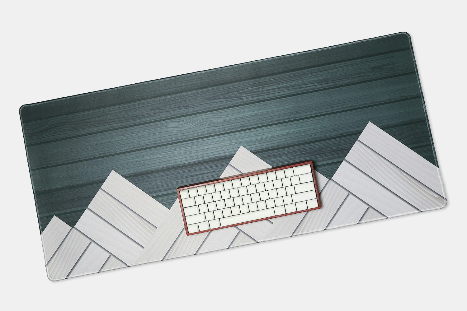 NovelKeys Woodgrain Desk/Mouse Mat Mechanical Keyboards Wrist Rests