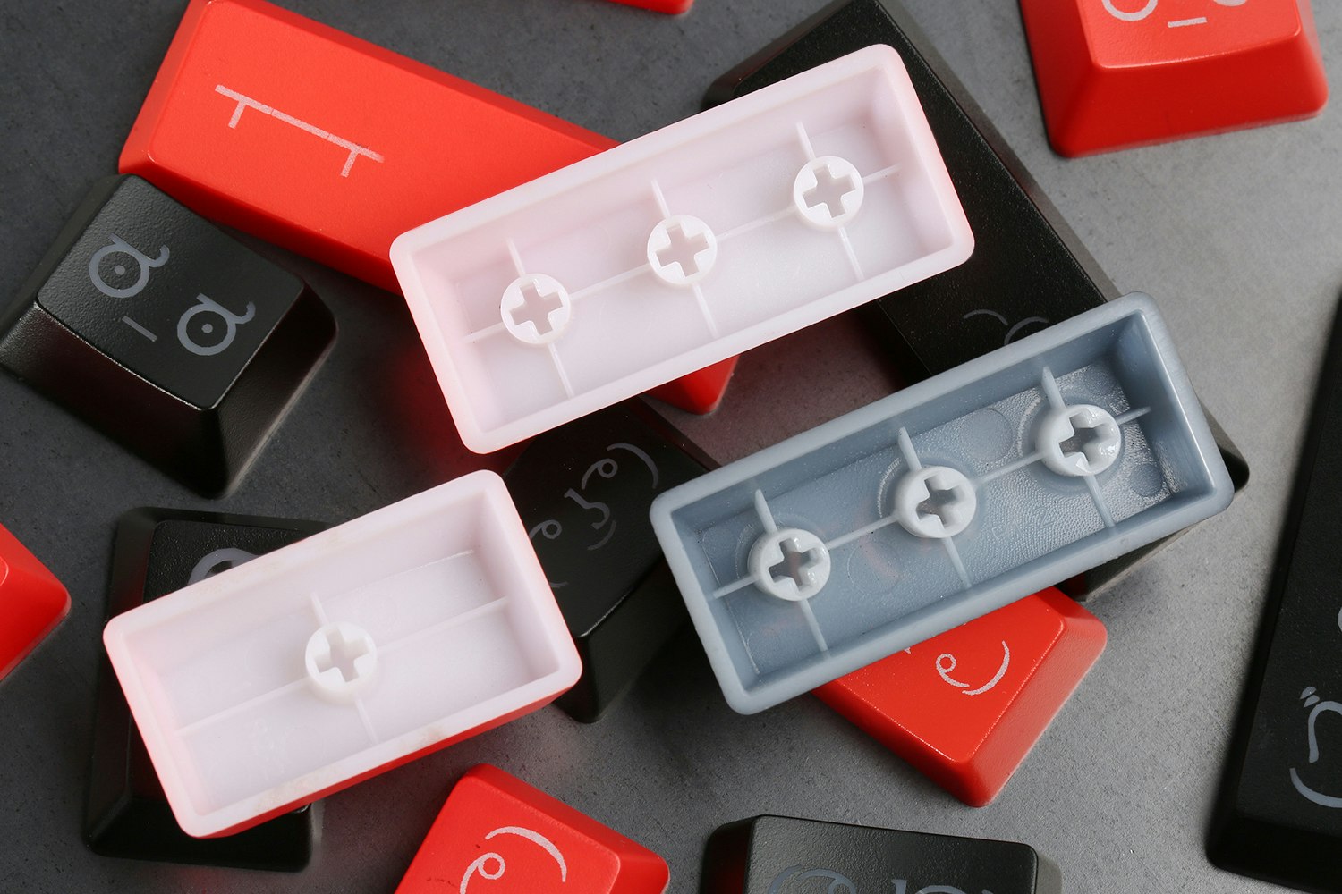 Novelty Shine Through Keycaps (3-Pack)