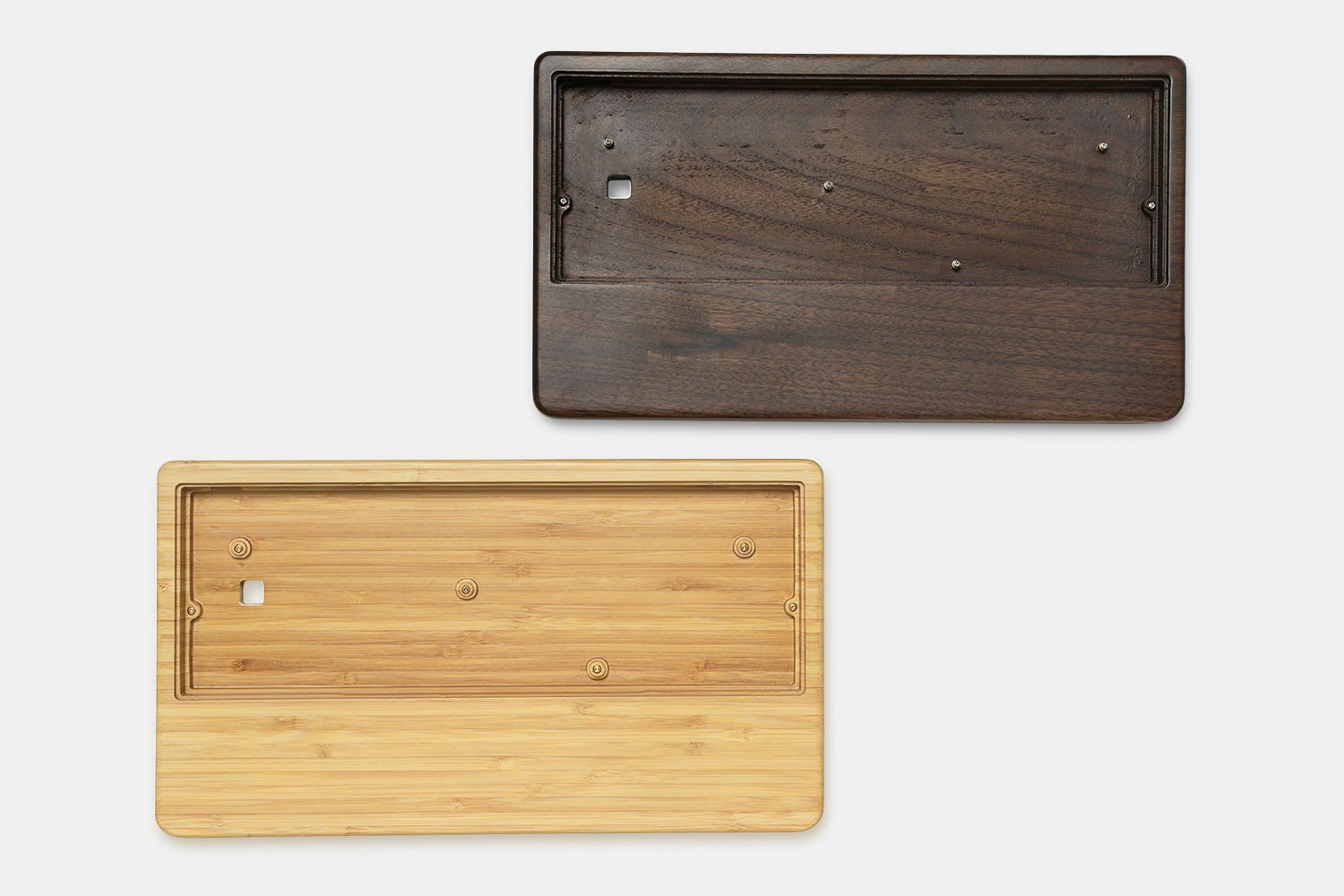 NPKC 60 Wooden Wrist Rest Keyboard Case Mechanical Keyboards