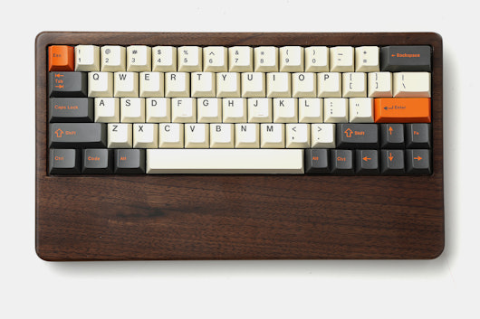 NPKC 60% Wooden Wrist Rest Keyboard Case