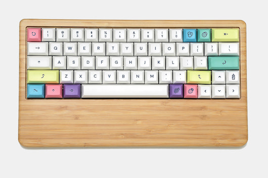 NPKC 60% Wooden Wrist Rest Keyboard Case