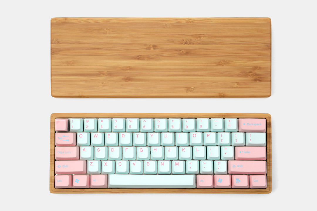 NPKC Bamboo 60% Mechanical Keyboard Case