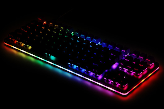 IDOBAO Gradient Shine-Through PBT Sidelit Keycap Set