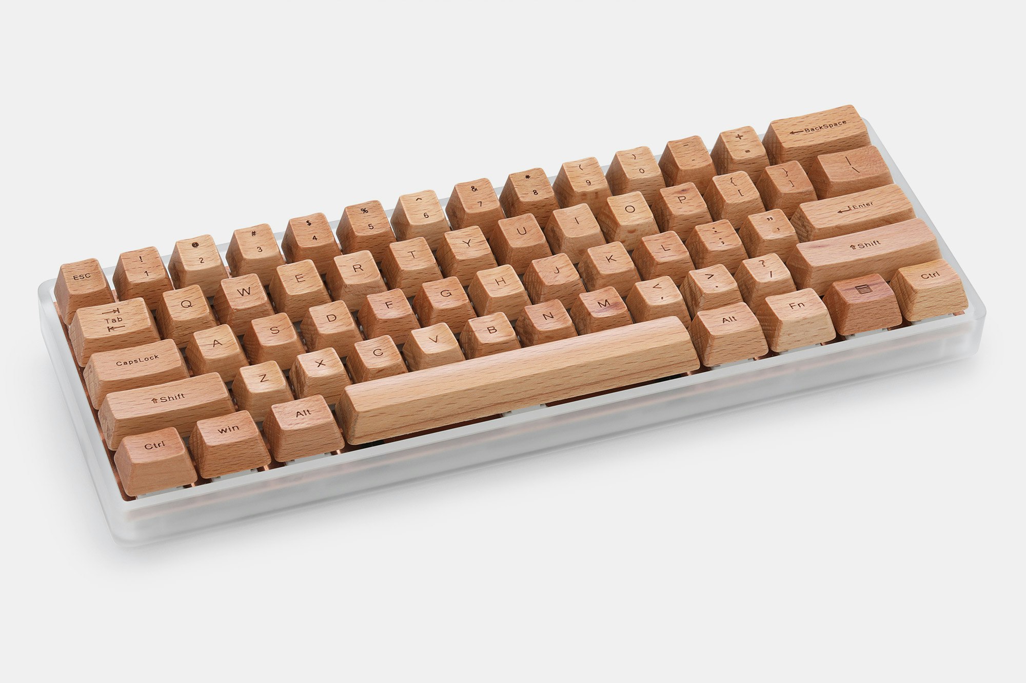 wooden keycap set