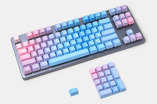 NPKC Gradient PBT Doubleshot Side-Lit Keycap Set