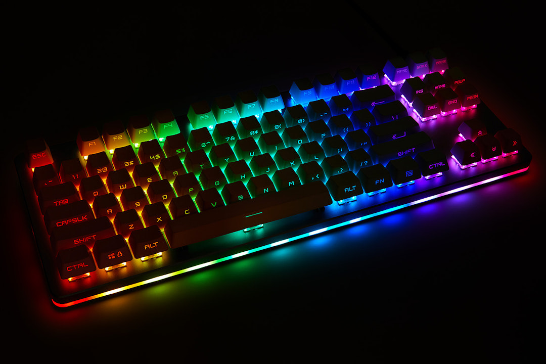 NPKC Gradient PBT Doubleshot Side-Lit Keycap Set