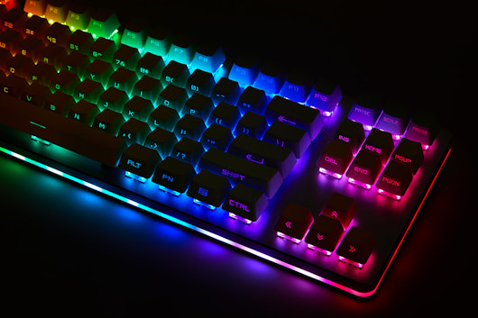 NPKC Gradient PBT Doubleshot Side-Lit Keycap Set