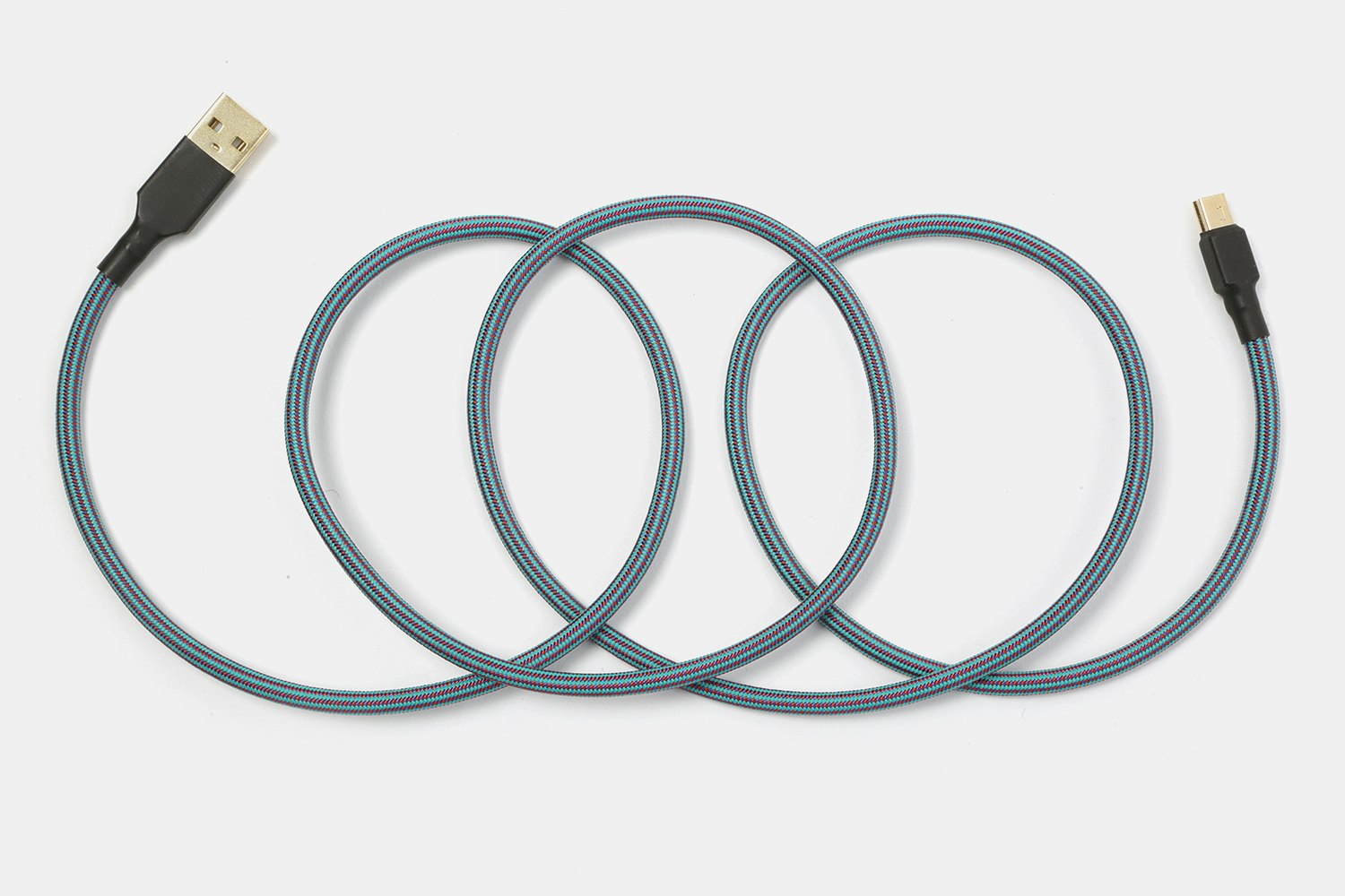 NPKC Multi-Colored Nylon USB Cables