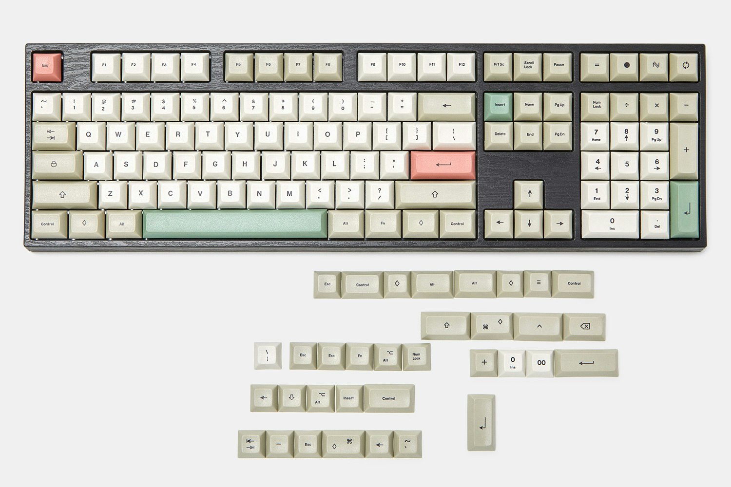 NPKC Retro DSA PBT Keycap Set