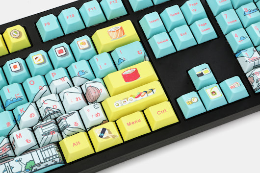 NPKC Sushi PBT Dye-Subbed Keycap Set