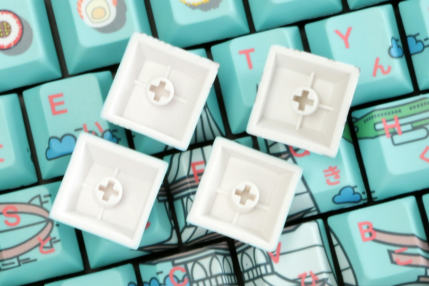 NPKC Sushi PBT Dye-Subbed Keycap Set