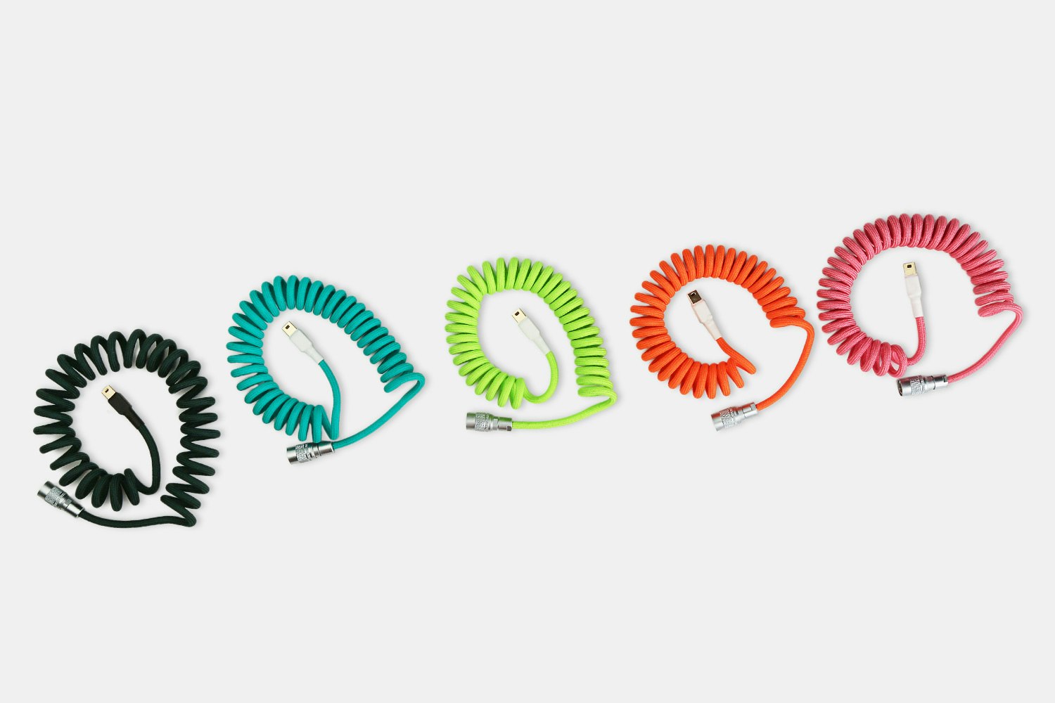 Nylon Mechanical Keyboard PS/2 USB Cables