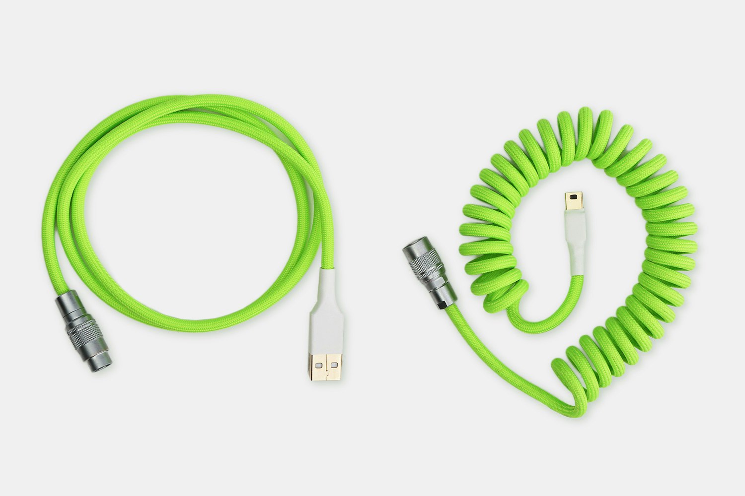 Nylon Mechanical Keyboard PS/2 USB Cables