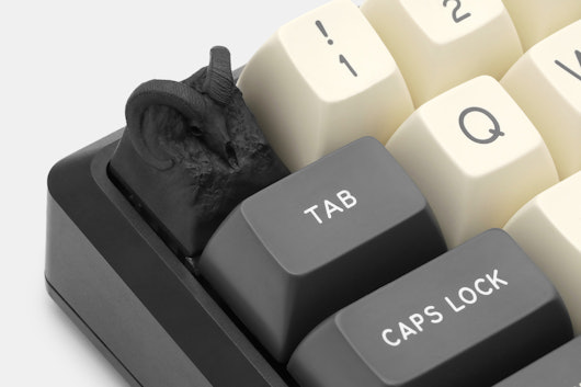 NZCaps Aries & Rex Graphite Artisan Keycaps