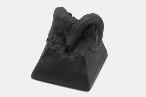 NZCaps Aries & Rex Graphite Artisan Keycaps