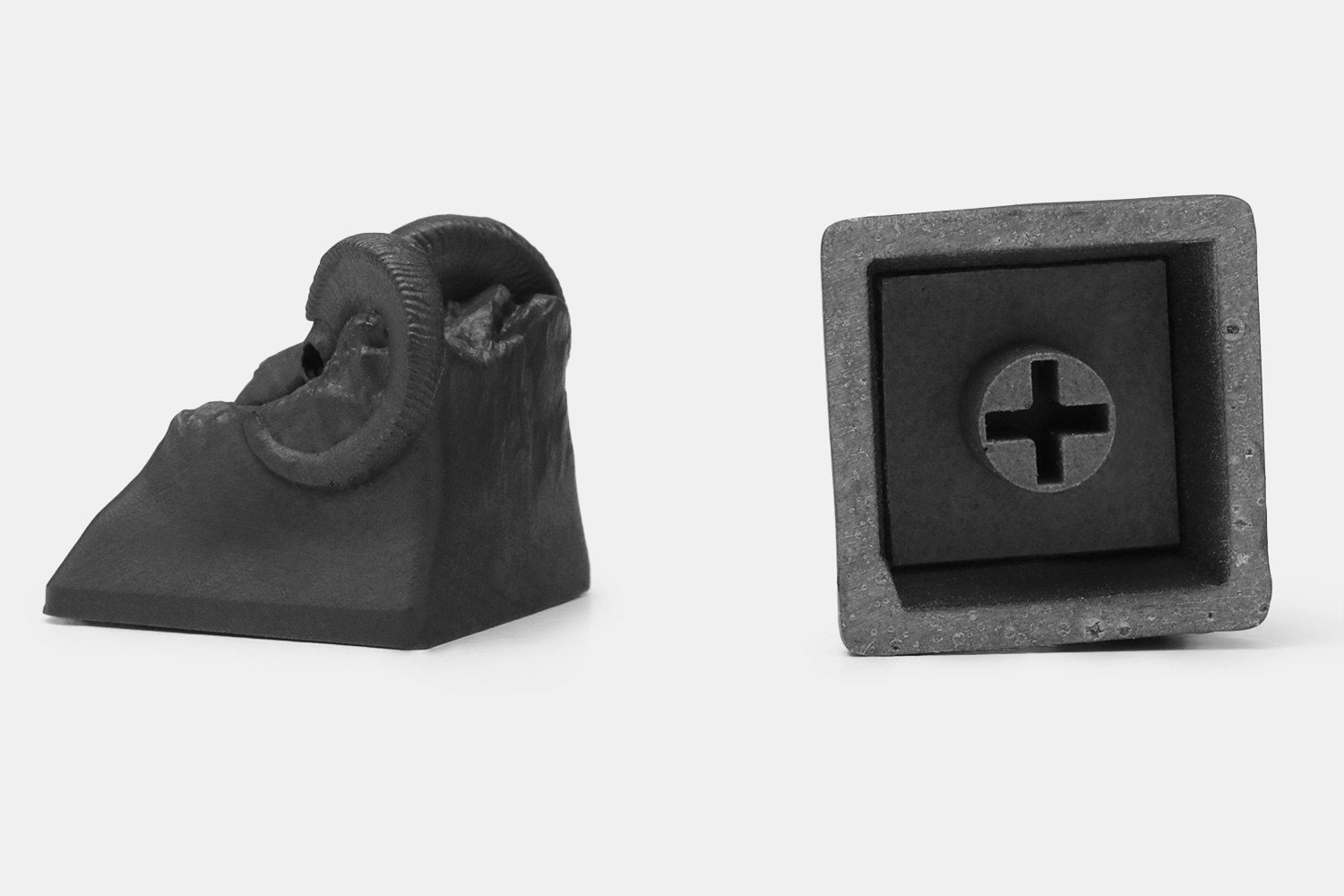 NZCaps Aries & Rex Graphite Artisan Keycaps