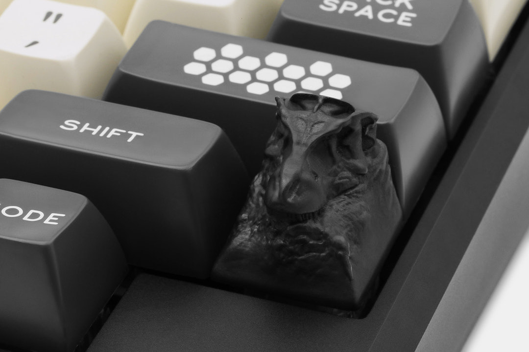 NZCaps Aries & Rex Graphite Artisan Keycaps