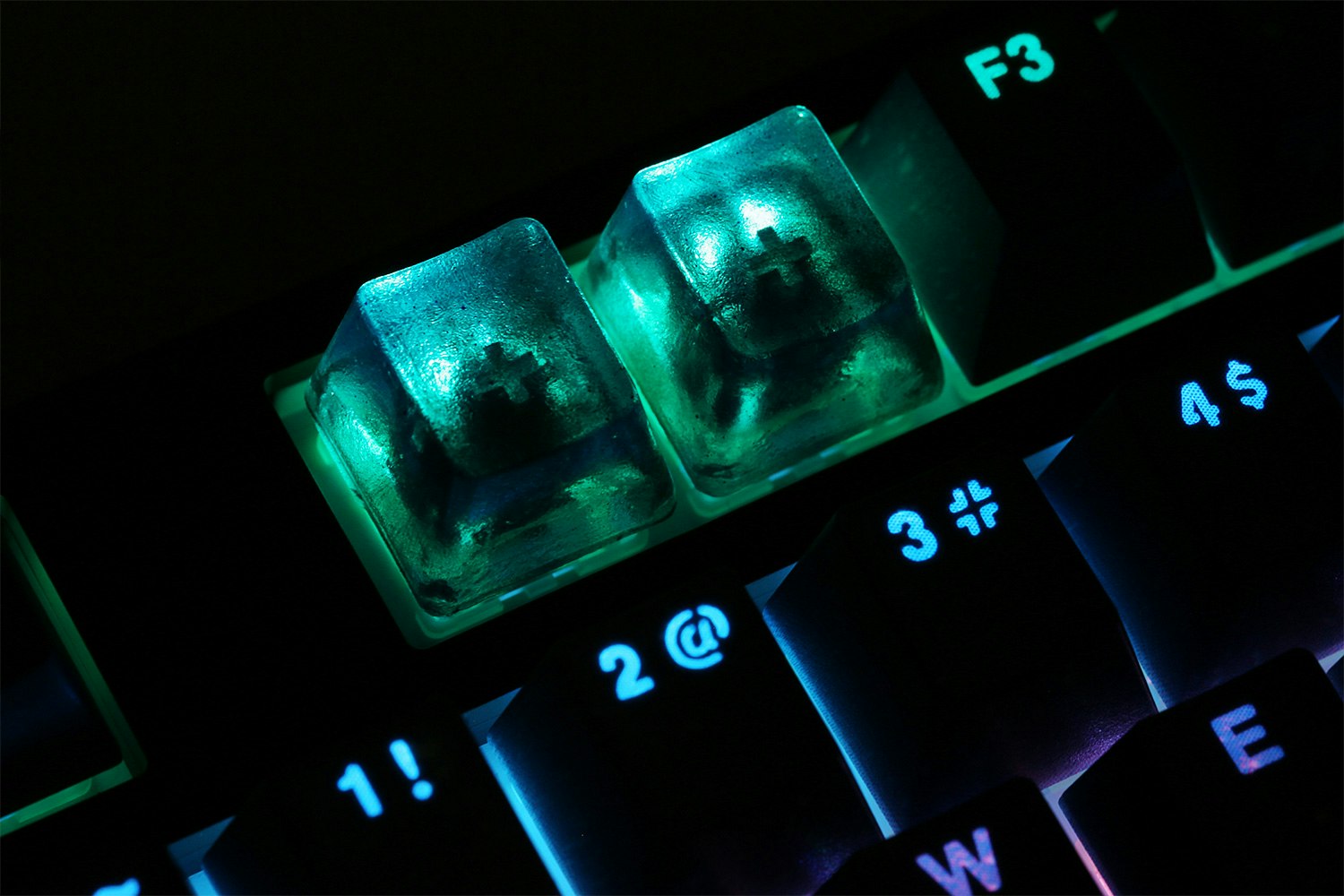 NZCaps Frosty Blue Artisan Keycap