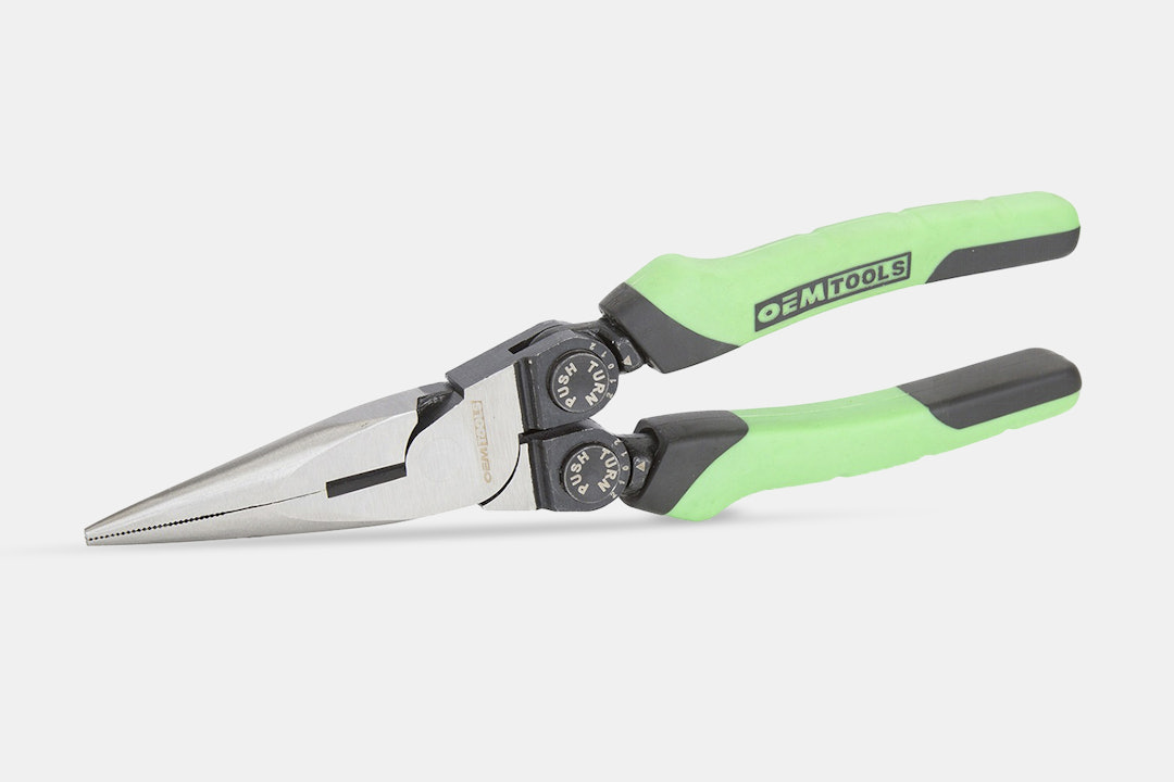 OEM Tools Adjustable-Angle Long Nose Pliers