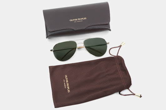 Oliver Peoples Benedict Aviator Sunglasses