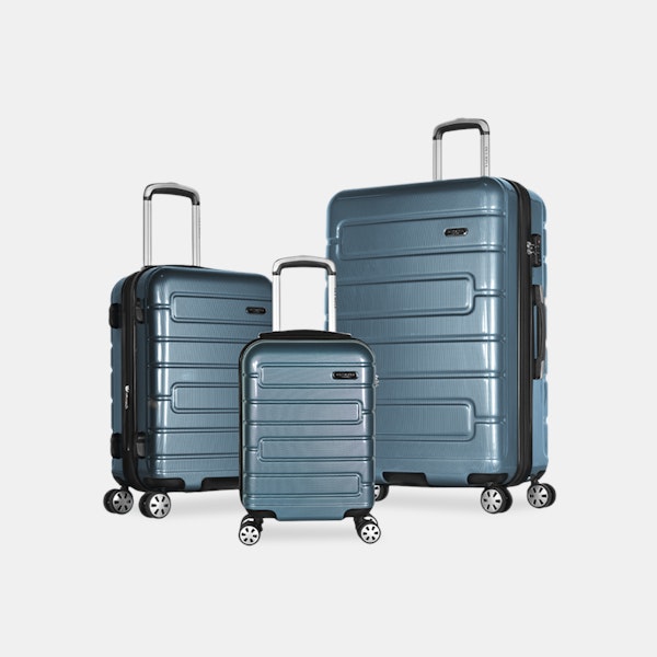 Olympia USA Nema 3-Piece Luggage Set Luggage Drop