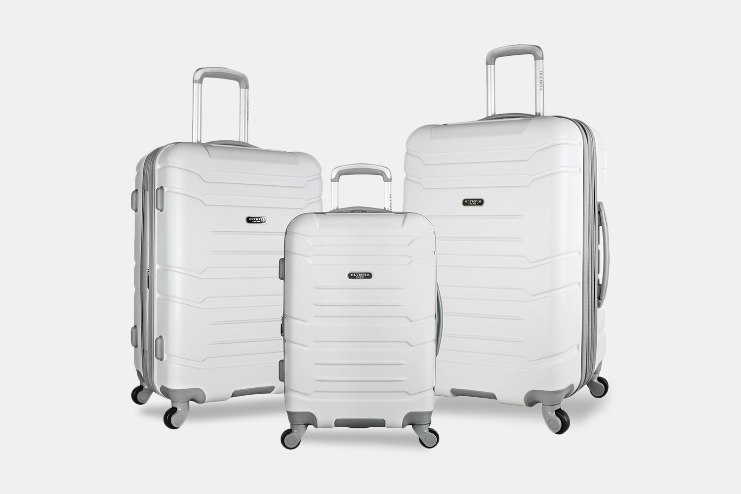 olympia denmark 3 piece luggage set