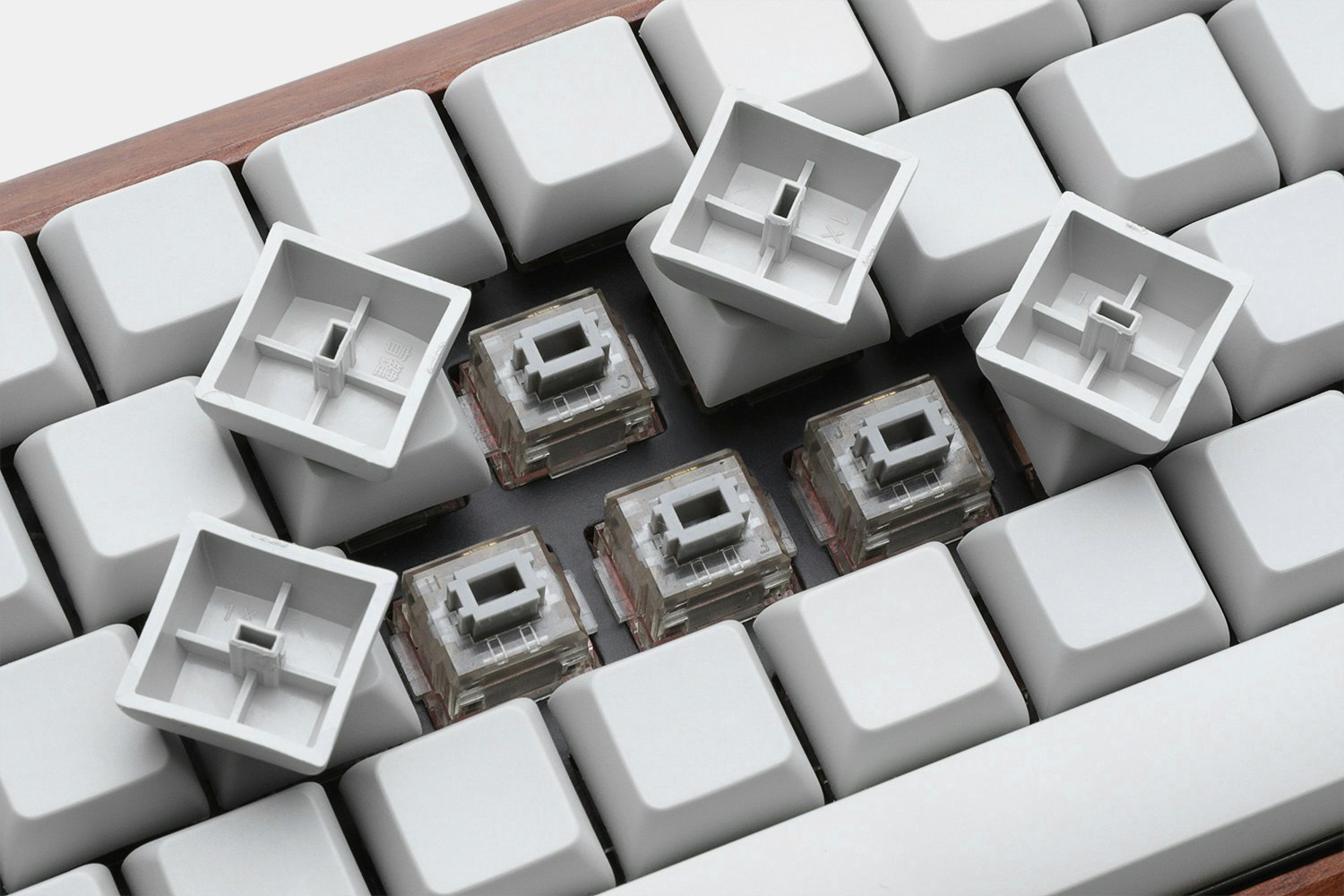 oMo Blank PBT Alps Keycap Set