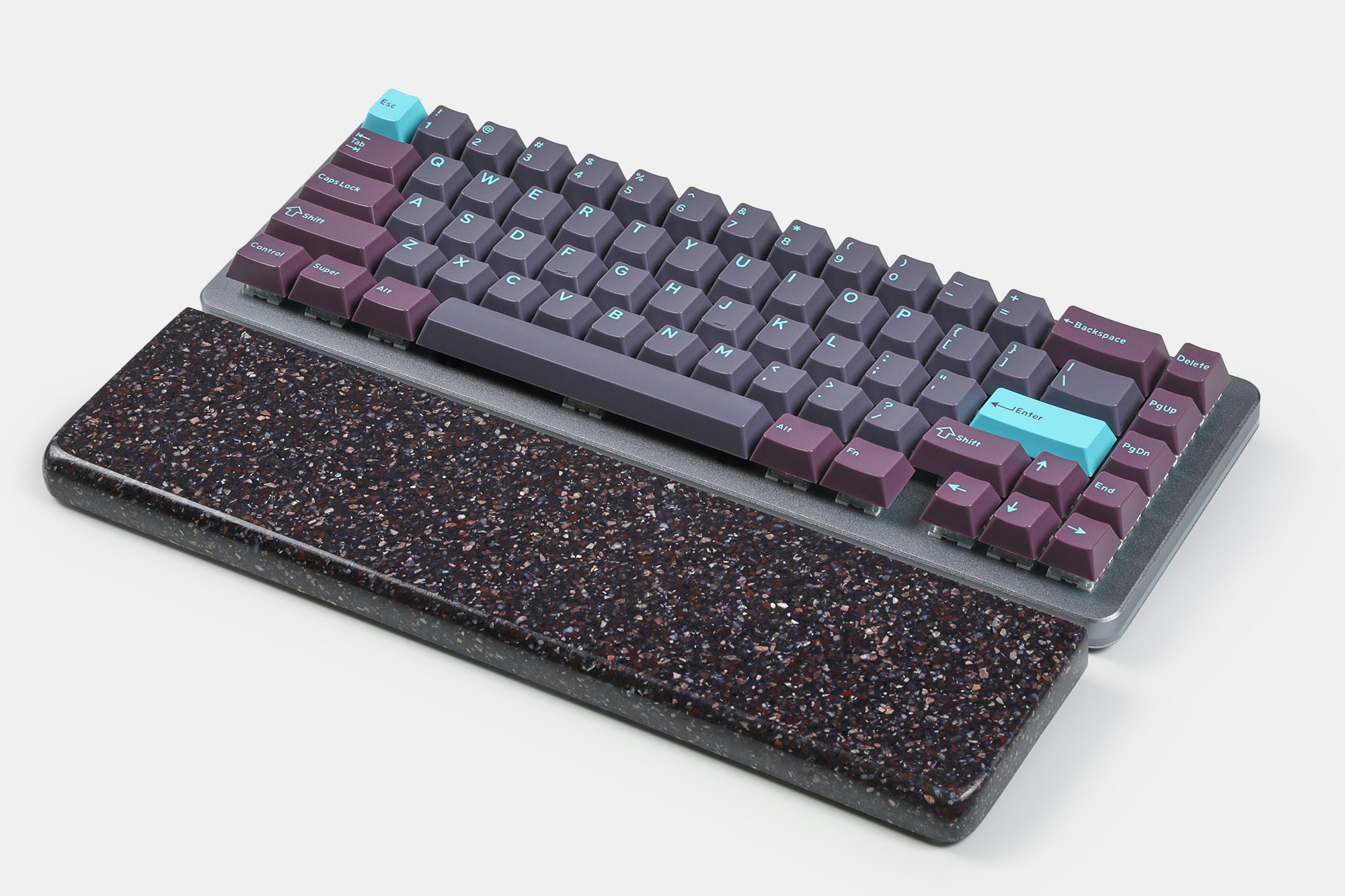 Ondesk Quartz Stone Speckled Wrist Rest