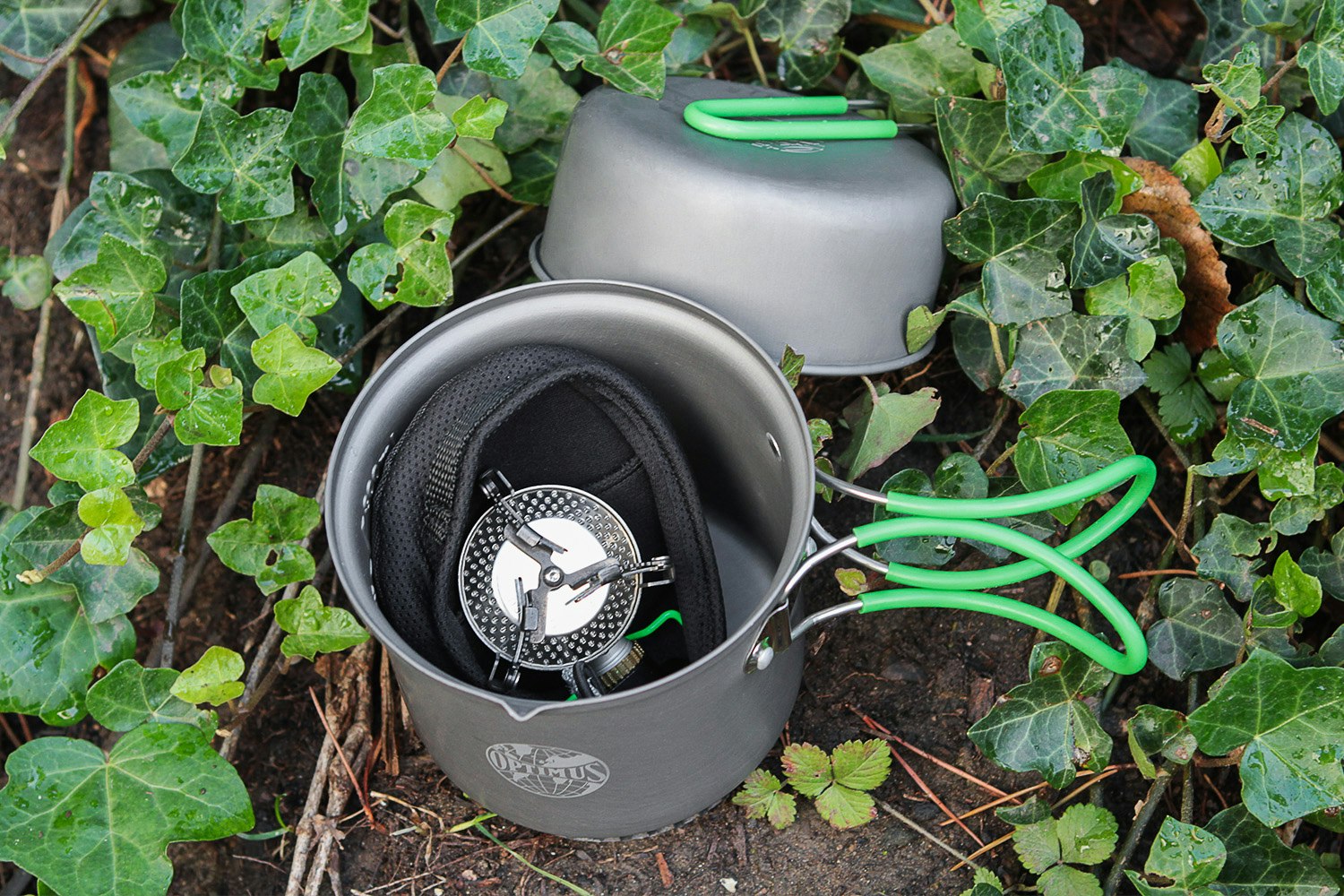 Optimus Crux Stove with Terra Weekend HE Cook Set Stoves Drop