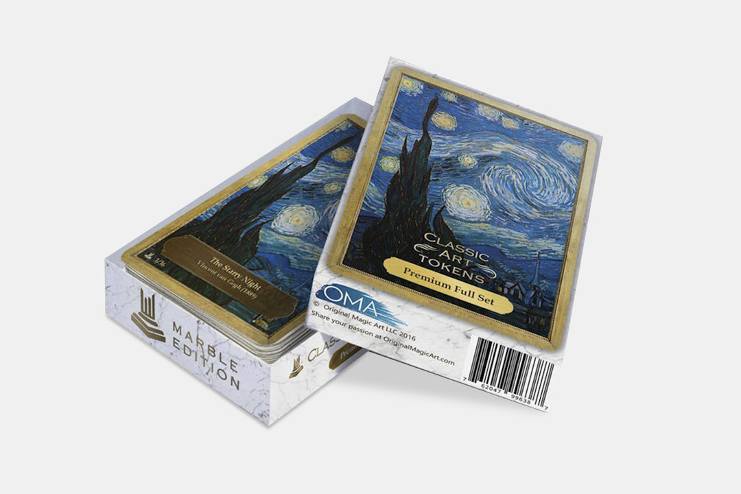 Original Magic Art Premium Marble Edition Token Set