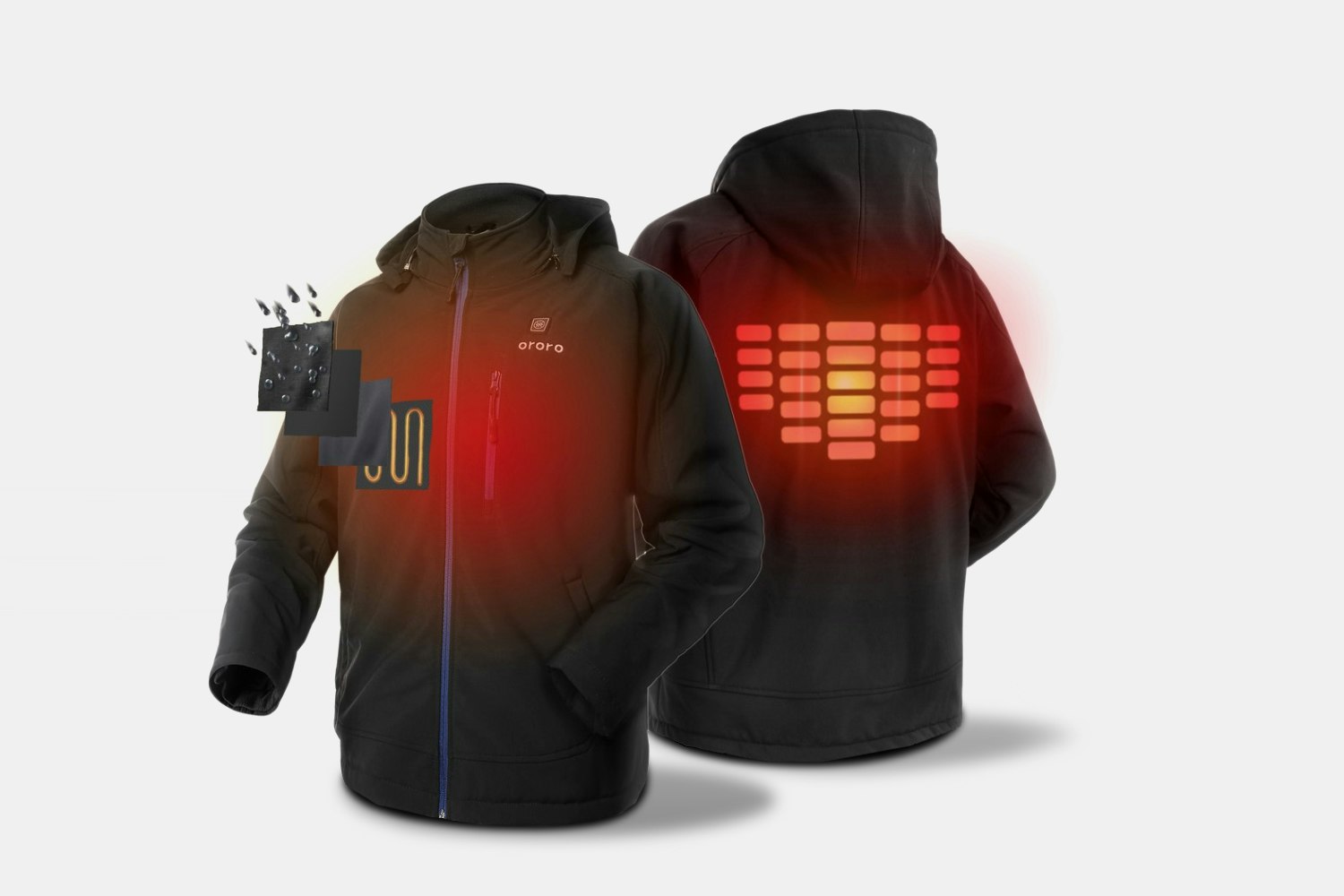 Ororo Heated Men's Jacket/Vest Outerwear Drop