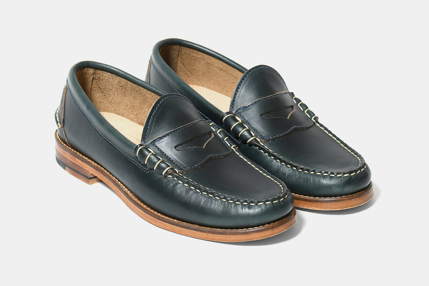 Oak Street Bootmakers Beefroll Penny Loafers Boots Dress Shoes