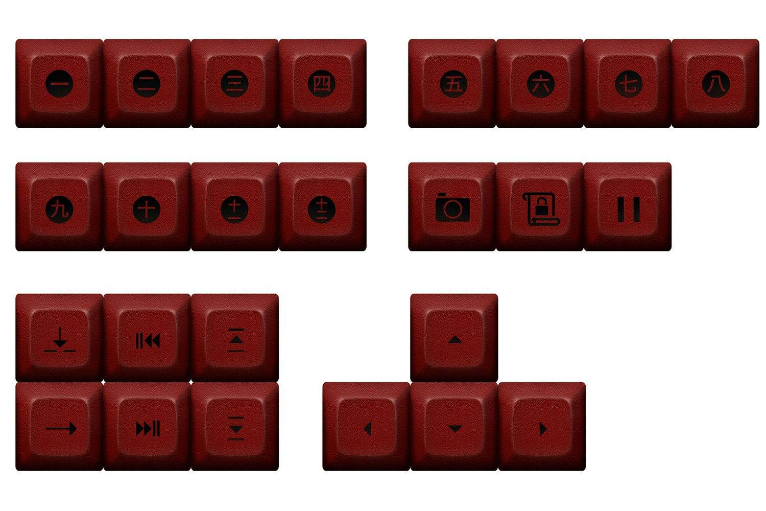 Otaku Kiibodo PBT DSA Keycap Set