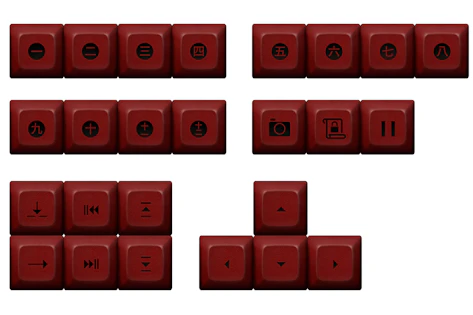 Otaku Kiibodo PBT DSA Keycap Set