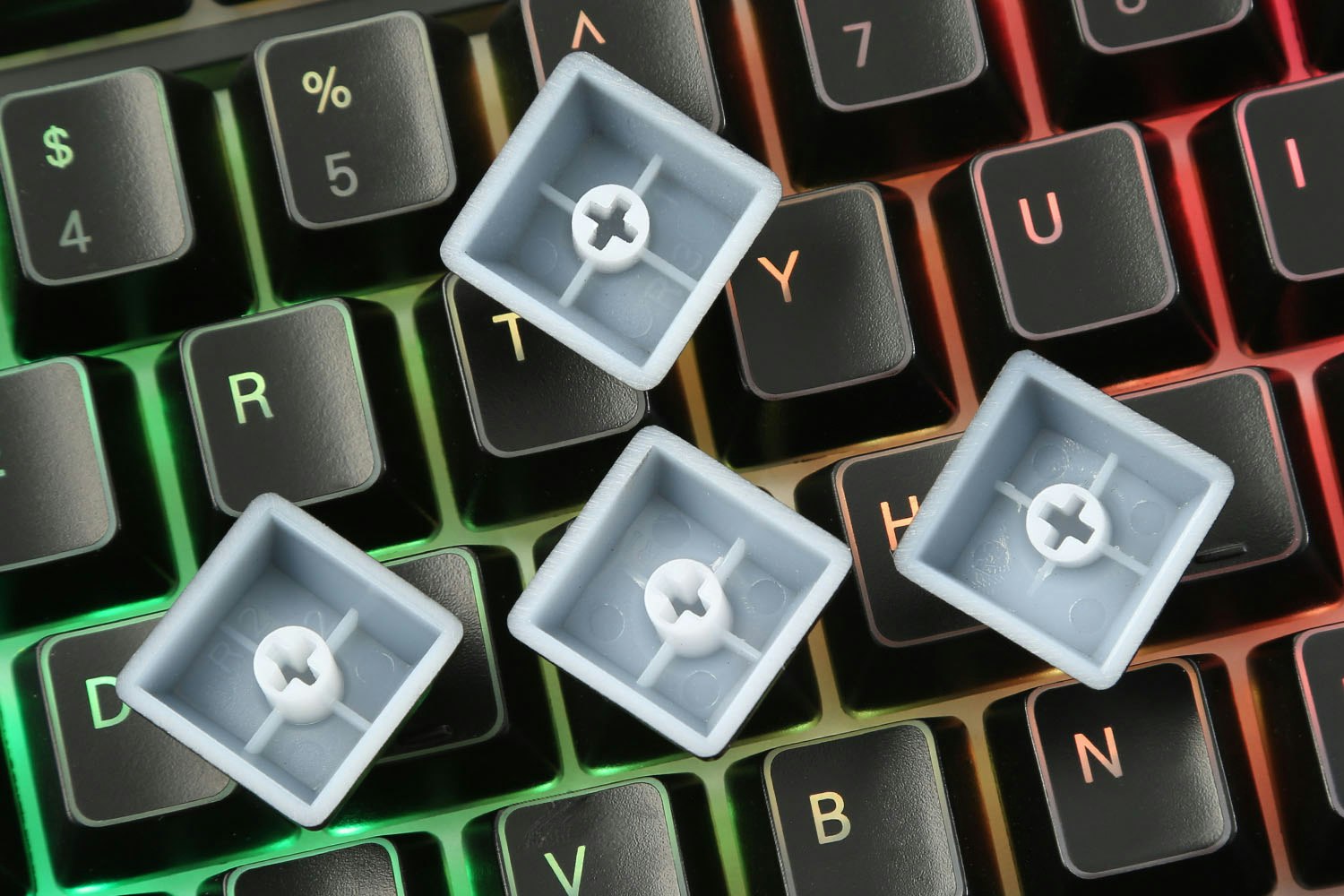 Outlined ABS Backlit 104-Keycap Set