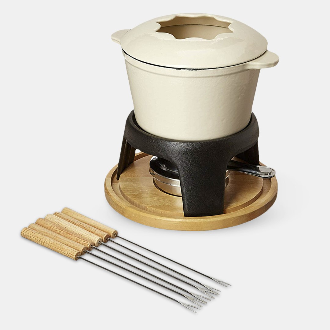 Home & Garden Kitchen, Dining & Bar Cast Iron Fondue Set by Twine