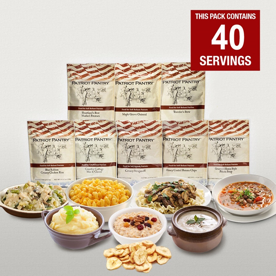 Patriot Pantry Emergency Food Supply 1 2 4 Weeks Price