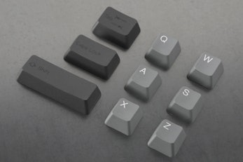 Slate/Lilac alpha keys with Onyx/Onyx modifier keys