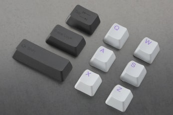 Cement/Lavender alpha keys with Onyx/Onyx modifier keys
