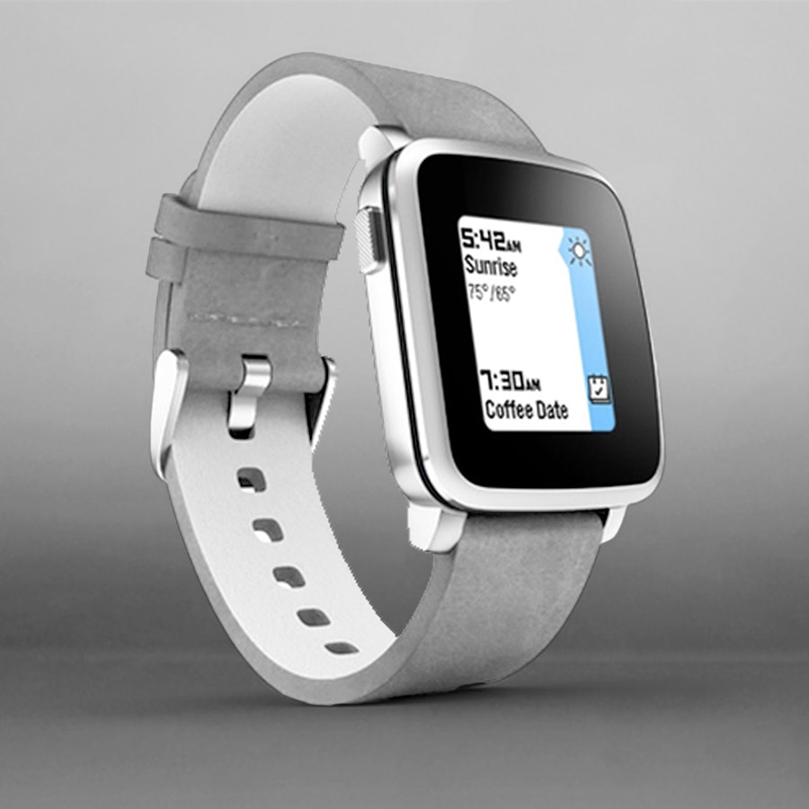 Pebble Time Steel Smartwatches for Apple/Android | Smart Watches