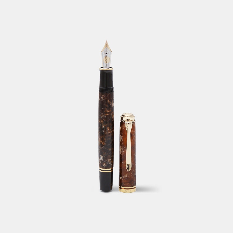 筆記具 Perikan m800 Renaissance Brown F Pelikan Souveran M800 Renaissance Brown Fountain Pens